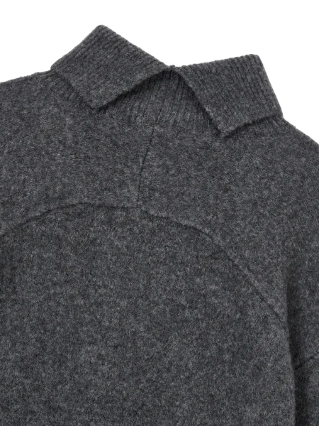 Pulover cu guler înalt heláncă Studio Tomboy gri
