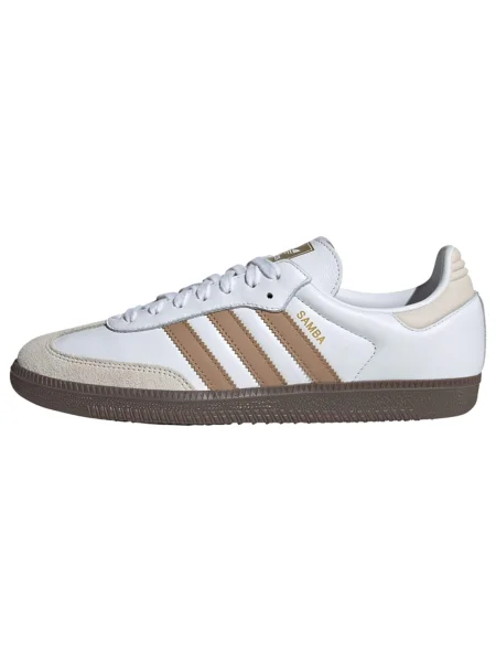 ADIDAS ORIGINALS Rövid szárú sportcipők Samba brokát / kő fehér