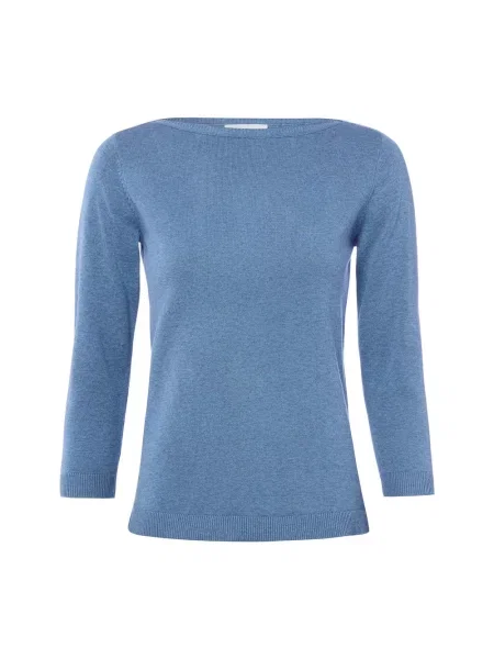 Brookshire Sweter z dzianiny Kobiety marmurkowy S niebieski