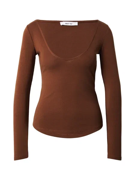 ABOUT YOU Tricou Celina închis maro