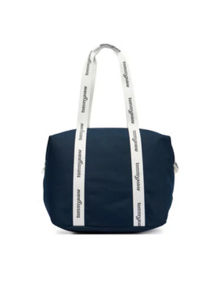 Tommy Jeans Ročna torba Tjw Ess Daily Tote Mornarsko modra