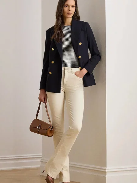 Футболка Lauren Ralph Lauren синяя