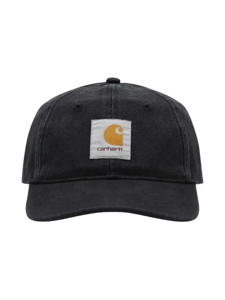 Czapka z daszkiem Carhartt Wip płócienna czarna