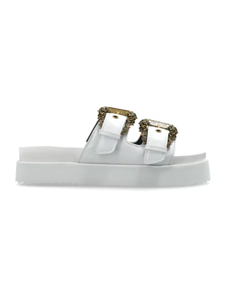 Klapki Versace Jeans Couture białe