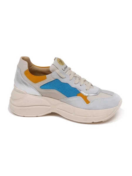 Sneakersy Lemaré skórzane niebieskie