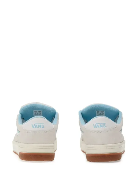 Sneakerși Vans din piele de căprioară cu dungi alb