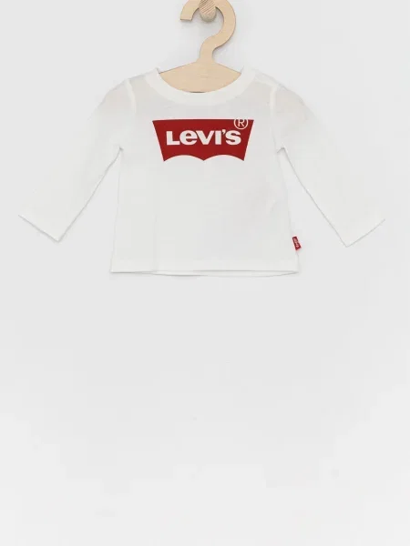 Levi's tričko s dlouhým rukávem cm bílé