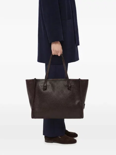 Geantă shopper Gianni Chiarini din piele maro