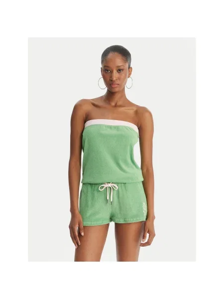 Juicy Couture Комбінезон Applique Terry Regular Fit зелений