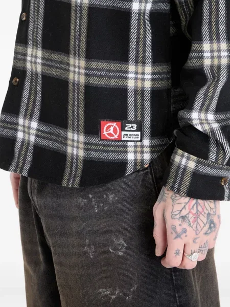 Фланелена риза Jordan черно