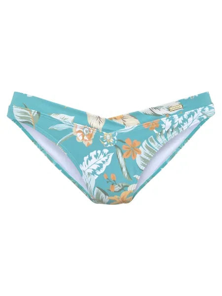 SUNSEEKER Slip costum de baie albastru / maro / verde / portocaliu alb