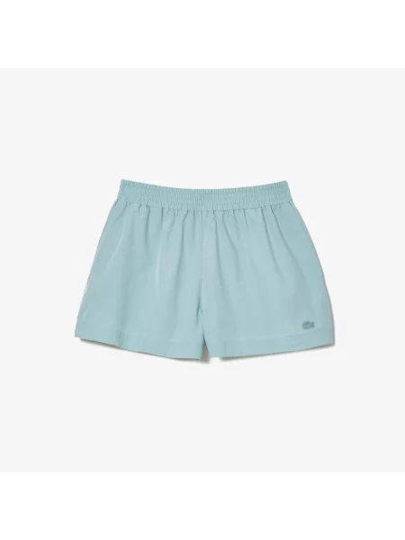 Lacoste Szorty Z Bawełnianej Popeliny Lacoste niebieskie
