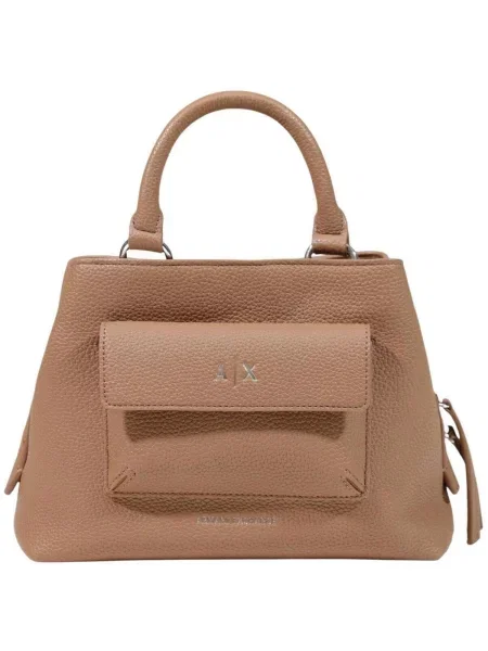 Crossbody kabelka Eax z ekologickej kože béžová
