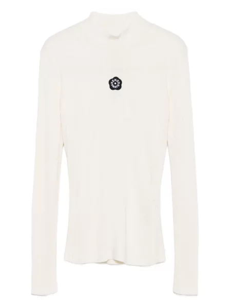 Top Kenzo cu model floral alb