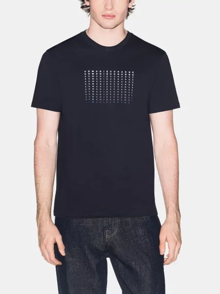 Футболка Armani Exchange темно-синій синя