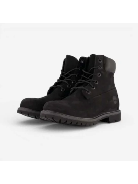 Členkové topánky Timberland z nubuku čierna
