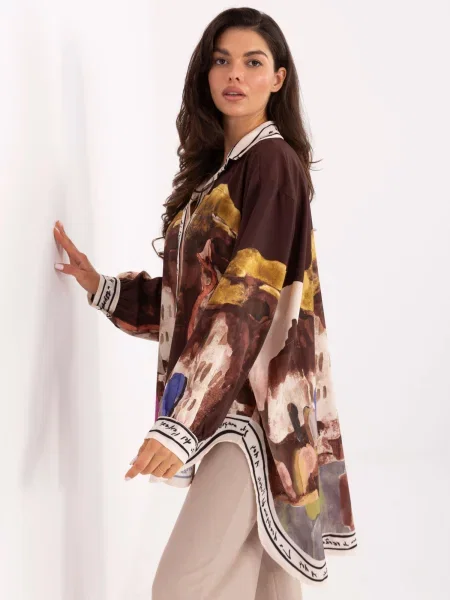 Cămașă Rue Paris maro