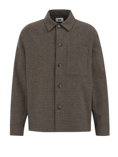 WE Fashion Košile hnědá černá