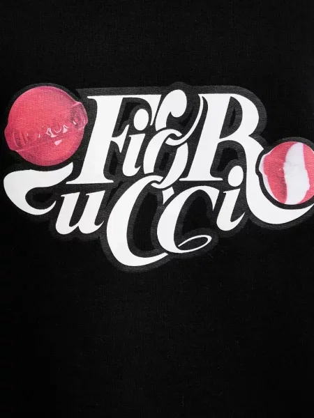 Hanorac Fiorucci cu imagine negru