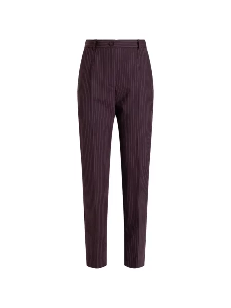 Cu centură pantaloni Dolce & Gabbana cu dungi roșu