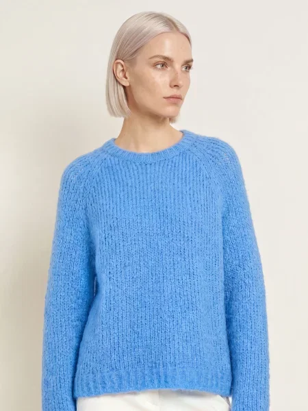 Smith & Soul Sweter Z Alpaki blau