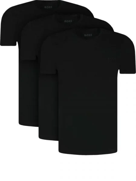 BOSS BLACK Tricou TShirtVN 3P Classic negru