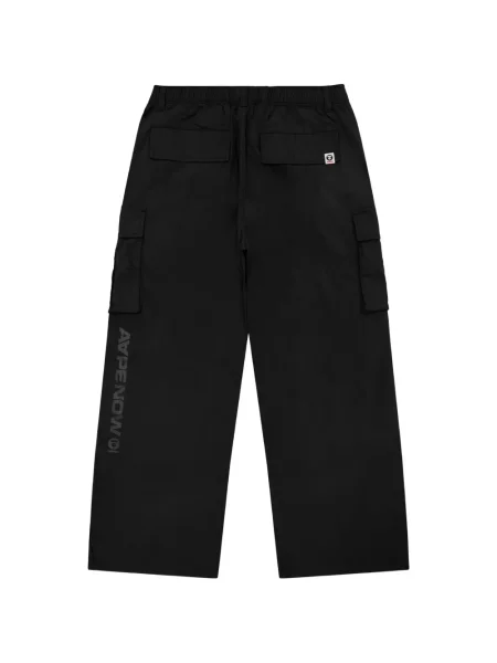 Pantaloni cargo Aape By A Bathing Ape cu imagine negru
