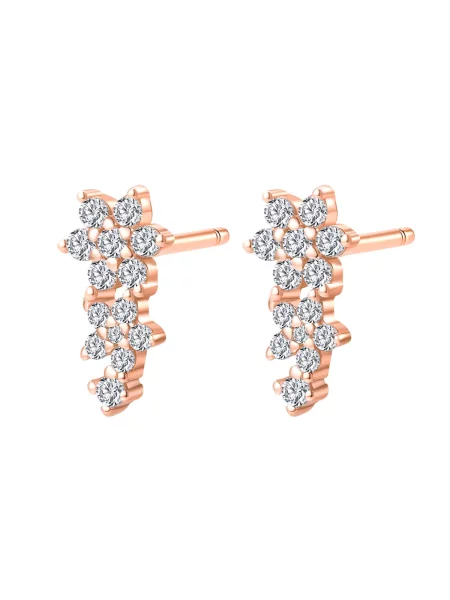 Hey Happiness Cercei Mini Floral auriu roz