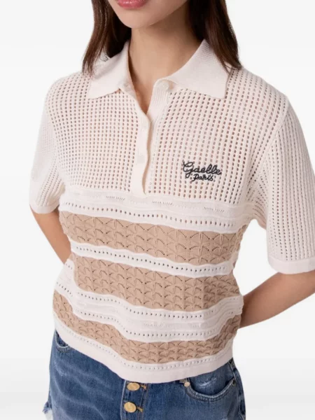 Tricou polo Gaelle tricotate