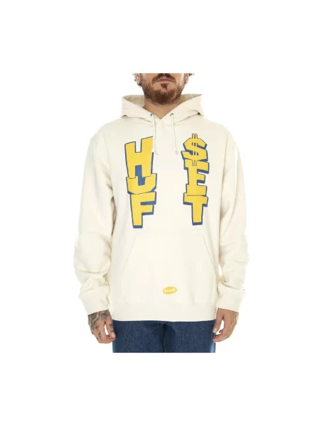 Bluza z kapturem Huf z kapturem beżowa