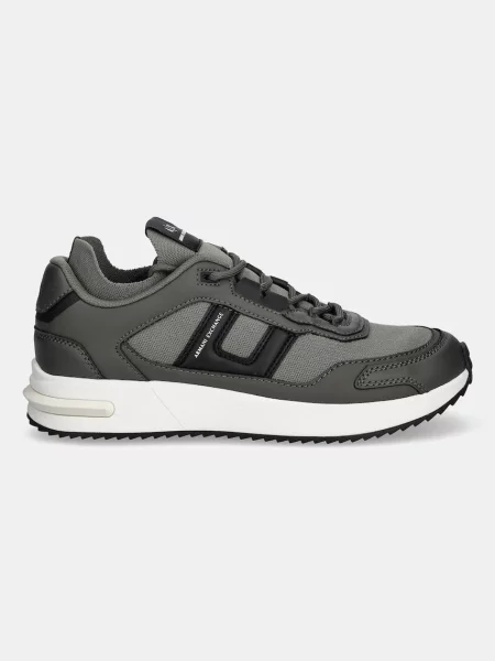 Pletené tenisky Armani Exchange zelená