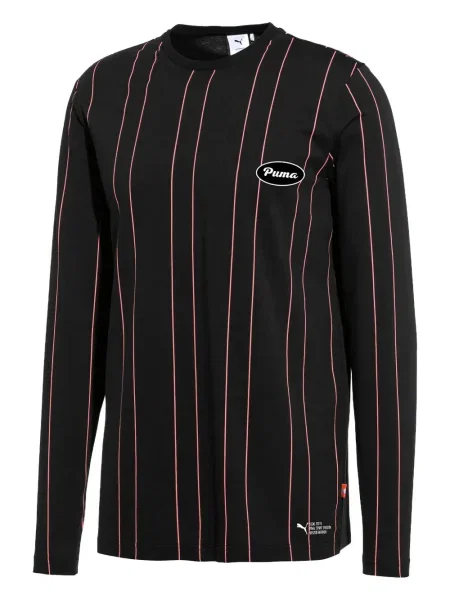 Tricou Puma cu dungi lung negru
