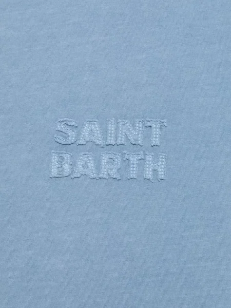 Tricou Mc2 Saint Barth cu broderie albastru