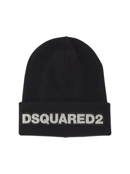 Czapka Dsquared2 z logo czarna