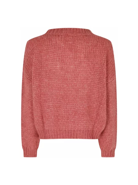 Sweter Roberto Collina różowy