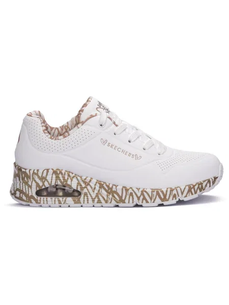 Pantofi Skechers alb
