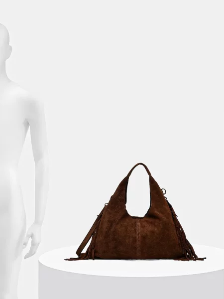 Замшева сумочка Answear.LAB коричневий