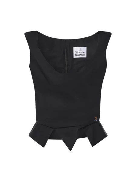 Top Vivienne Westwood w serca czarny