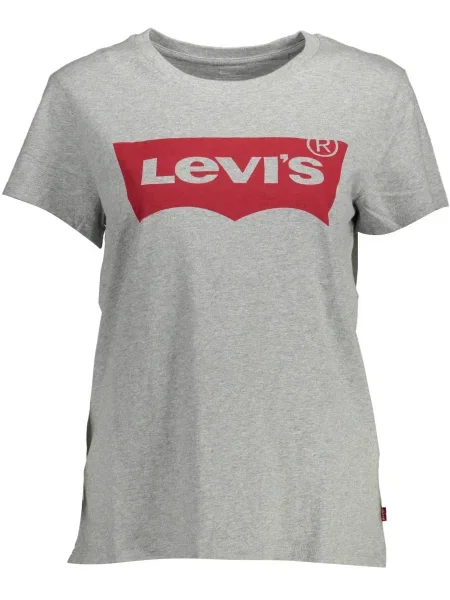 Krátké tričko Levi's šedé