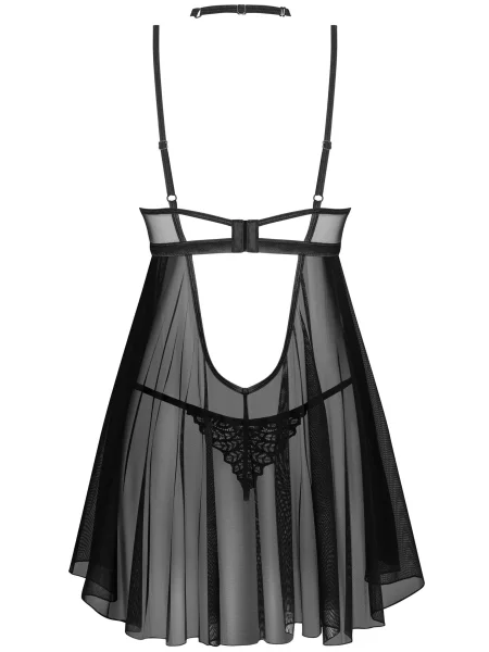 Комплект: бэби-долл и трусики Комплект_Obsessive_Donarella_babydoll чорний