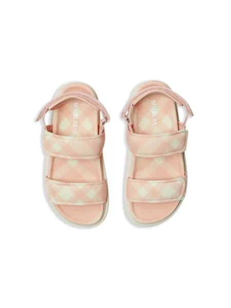 Sandały dziecięce Burberry różowe