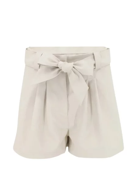 Szorty Christy Lynn z kokardką białe