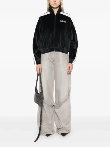 Kryształ górski kurtka jeansowa Adidas fioletowa