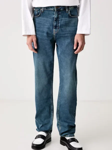 Guess Jeans jeansy tapered niebieski