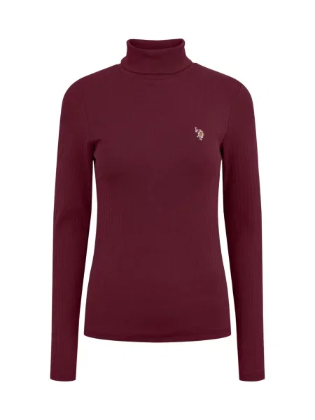 U.S. POLO ASSN. Pulover UWKarla vin roșu