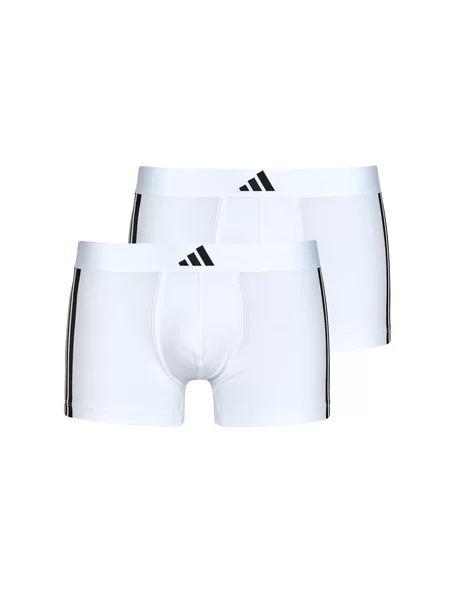 Boksarice Adidas z nizkim pasom s črtami bela