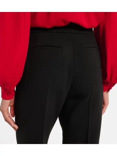 Pantaloni Valentino de lână negru