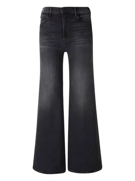 Zvonové džíny Mother černé