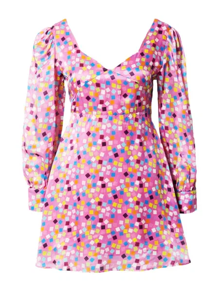 Olivia Rubin Obleka JOLIE rumena / jagoda / roza bela