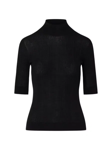 Top Liu Jo de lână negru